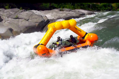 Eric Thompson Adaptive rafting close up Eric Thompson Adaptive rafting close up
