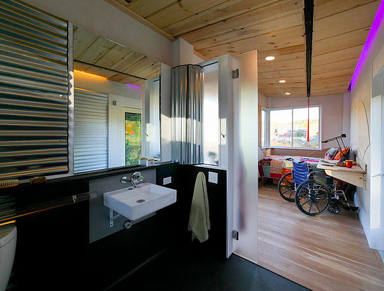 Wheel Pad bedroom and bathroom